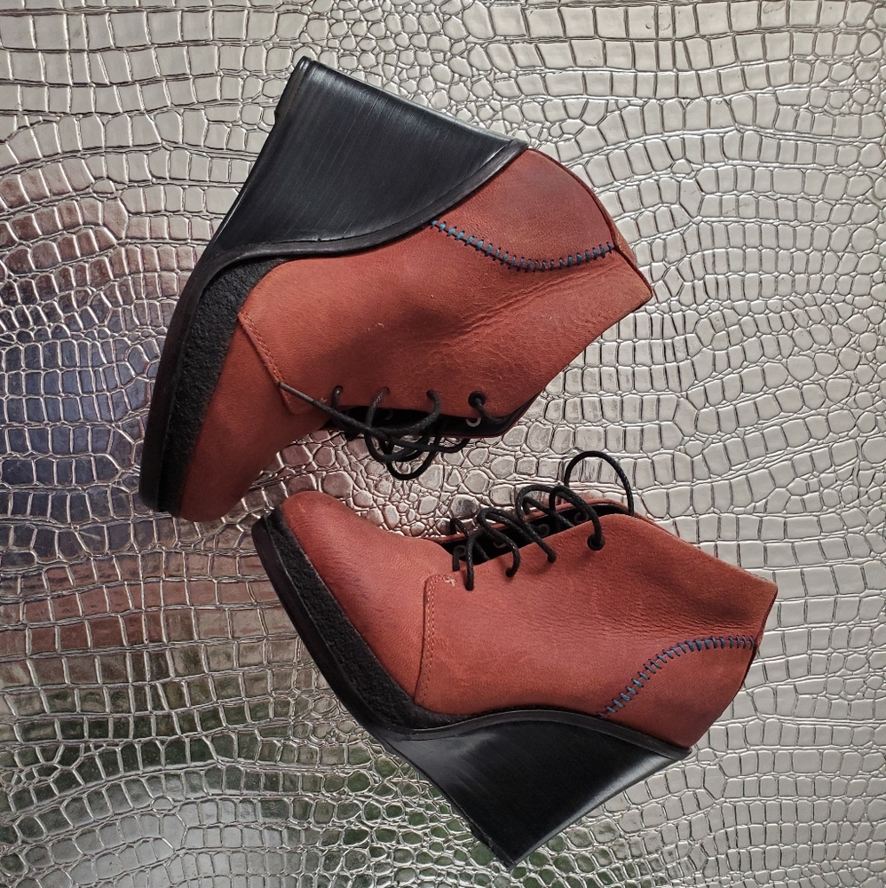 Rag and Bone Wedge Ankle Boots